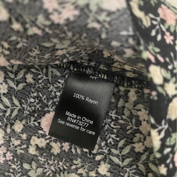 - NWT SO Goods for Life Black Floral top size 2X - Picture 8 of 8